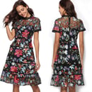 Image 1 of Vestido flores Bordadas (Antes 79€)