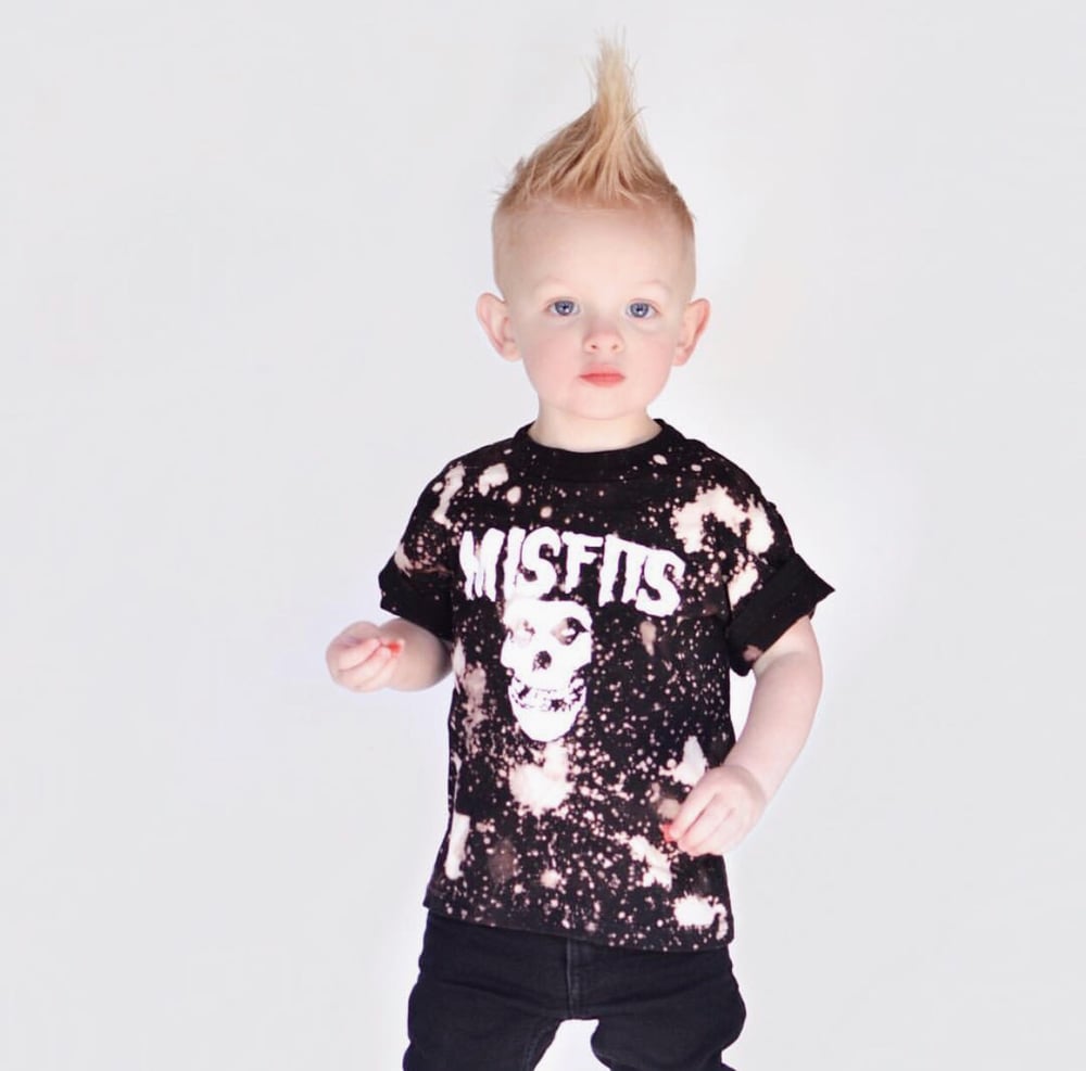 Image of KIDS Unisex 'FITS' Bleached Band Tee