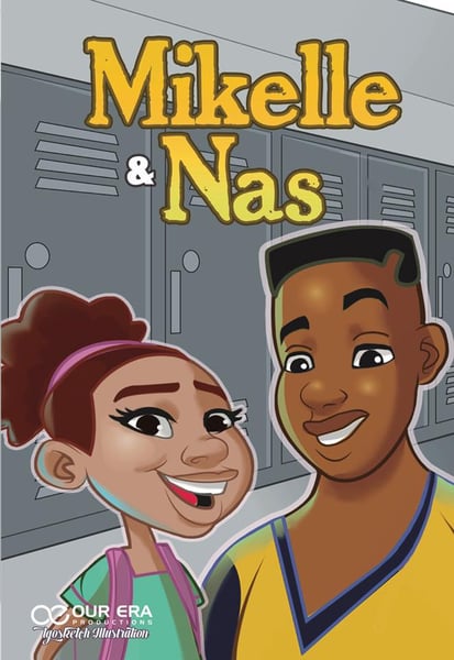 Image of Mikelle and Nas by Michael Jordan Jr.
