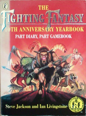 Image of Fighting Fantasy 10th Anniversary Yearbook A4 print