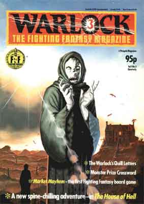 Image of Warlock #3 Cover – Fighting Fantasy Magazine cover A4 print