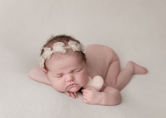 Image of Nude tulle bows headband