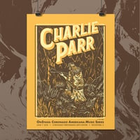 Image 2 of Charlie Parr screen printed poster