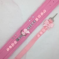 Pink Collar with leash 🐱🐺🐰🦊😻🐶