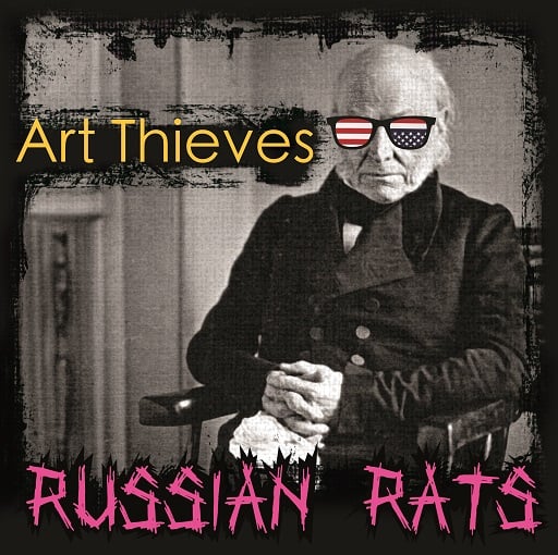 Image of SLNR-025LP Art Thieves - Russian Rats LP (Pink Vinyl)