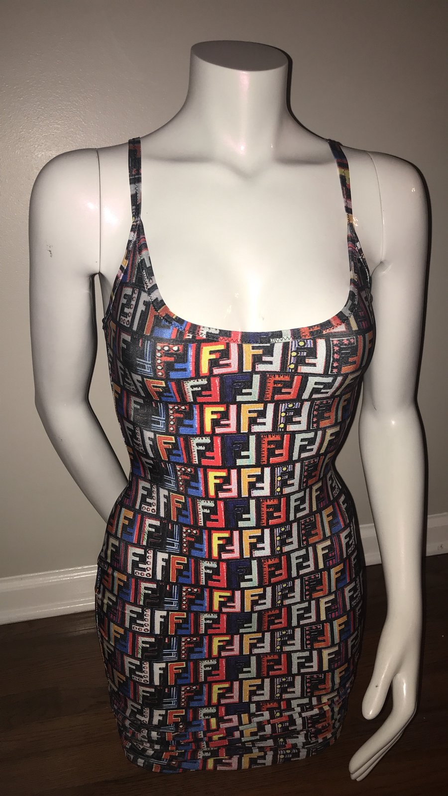 Image of Fendi Prints On! Mini dress