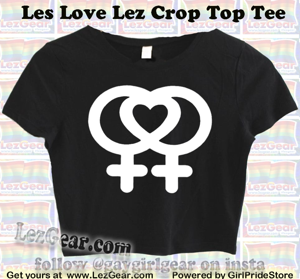 Lesbian Love Lesbian Crop Top Tee