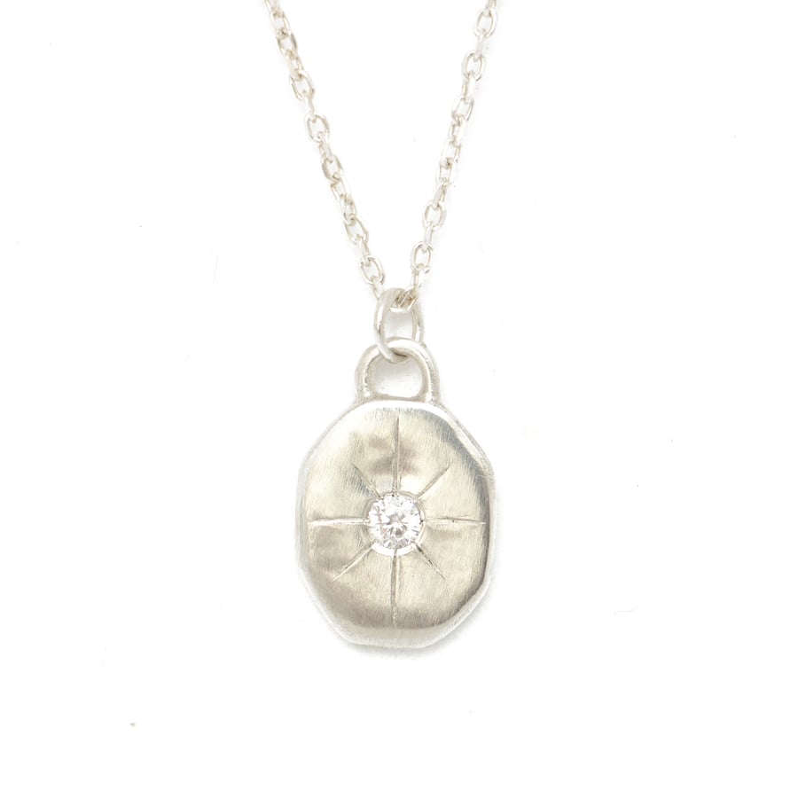 Image of Celeste Necklace in Silver