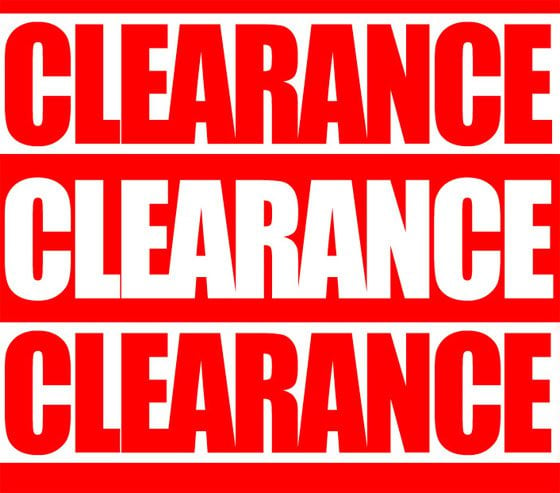 Image of CLEARANCE RACK