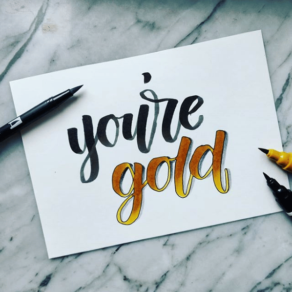 Image of You are gold