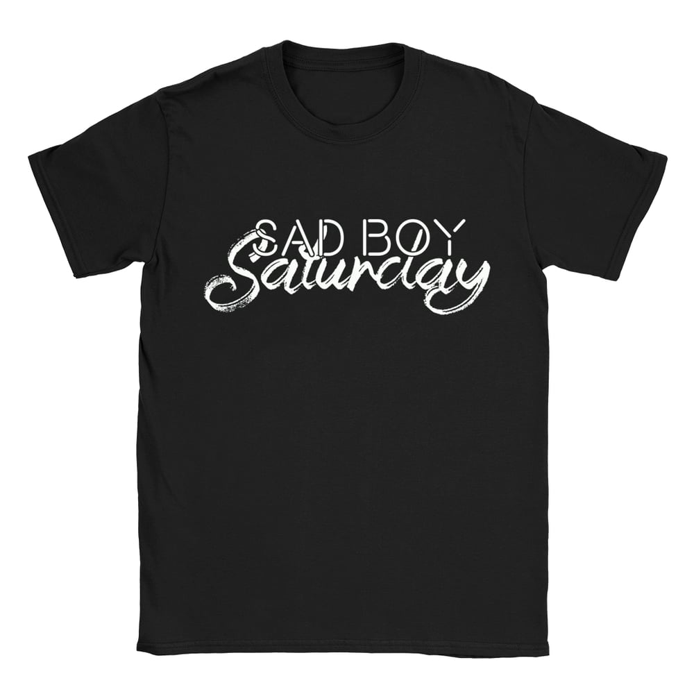 Image of Sad Boy Logo White