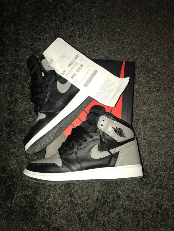 Image of AIR JORDAN 1 RETRO HIGH OG “SHADOW” US6Y