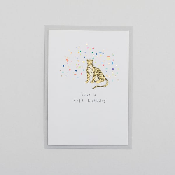 Image of Have A Wild Birthday Confetti Card