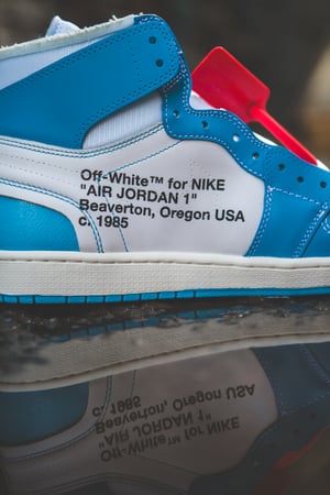 Image of Off White x Nike AJ1 UNC size 14