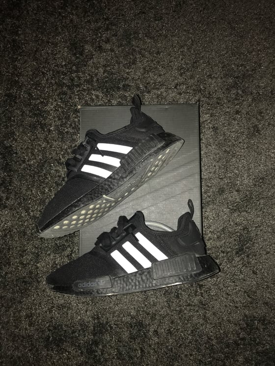 Image of ADIDAS NMD R1 MESH “TRIPLE BLACK” US8