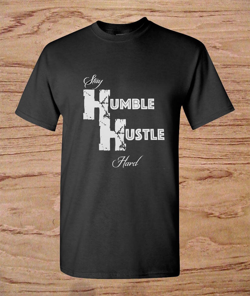 Image of “Stay Humble Hustle Hard” Tee | Black