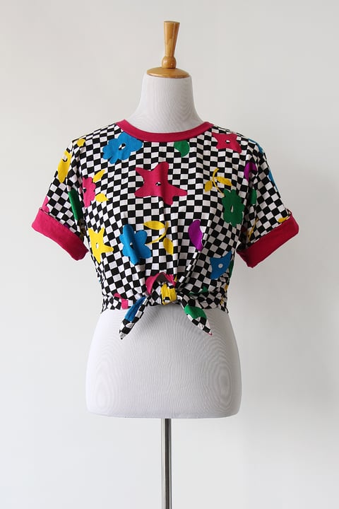 Image of SOLD Kitschy Checkerboard Top