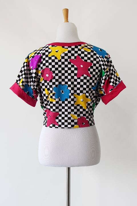 Image of SOLD Kitschy Checkerboard Top