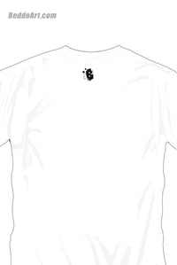 Image 2 of The Golden Age (black & white version) T-shirt by Beddo