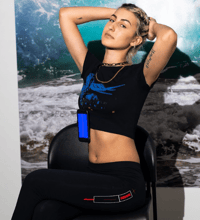 Image 4 of ERO2 Hardcore Sunrise Crop Top Black