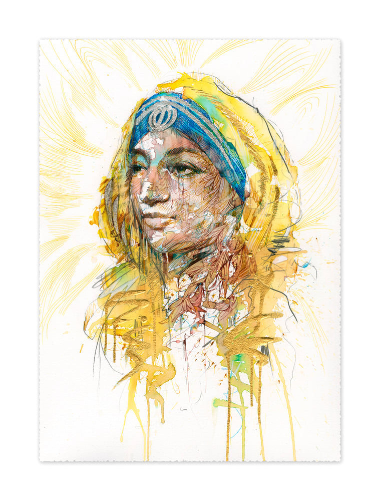 Image of Mata Sahib Kaur - Small limited edition print