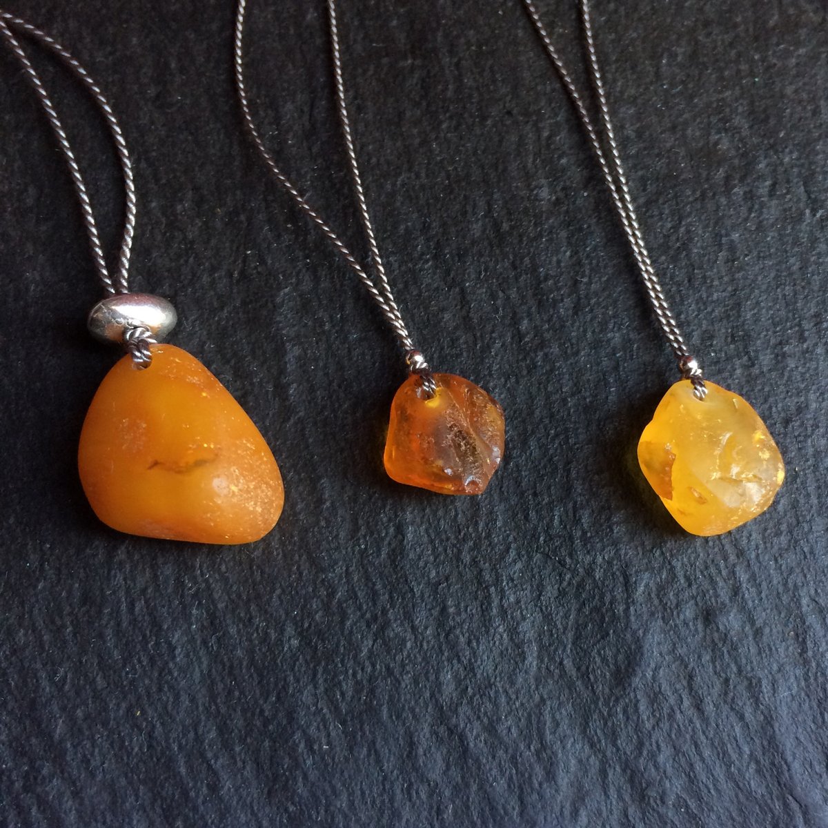Suffolk Amber necklaces / Sea Glass and Stone - Drawings and Jewellery ...
