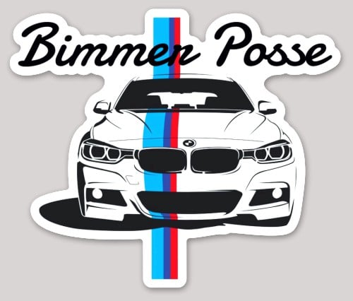 Image of Bimmer Posse Die Cut Vinyl Sticker