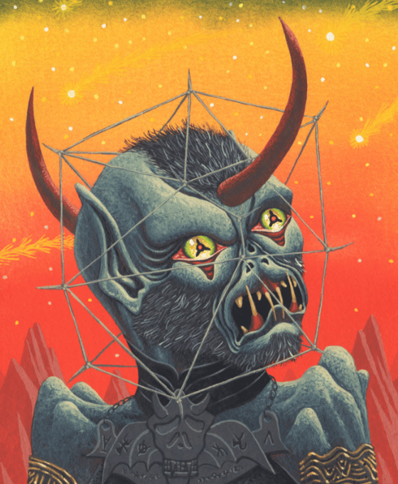 Image of The Dracula of Mars - Print