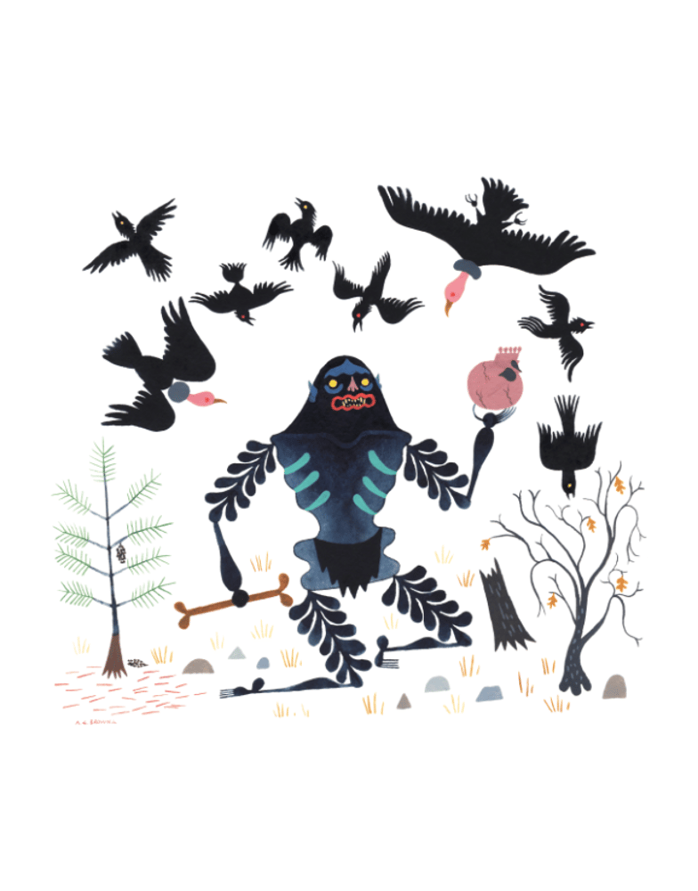 Image of Wendigo - Creatures of World Folklore - Print