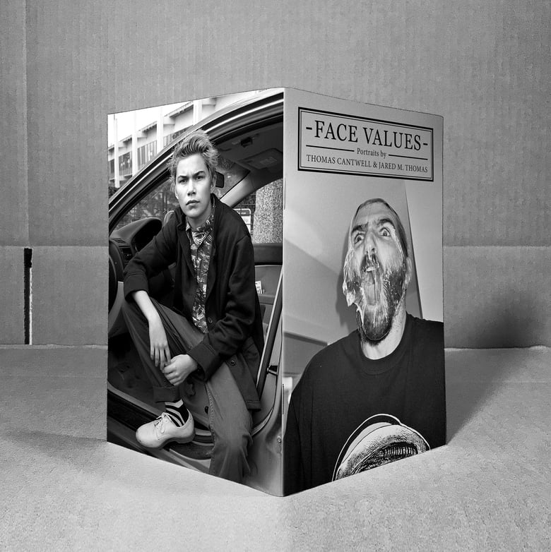 Image of -FACE VALUES- Split Portrait Zine with Thomas Cantwell
