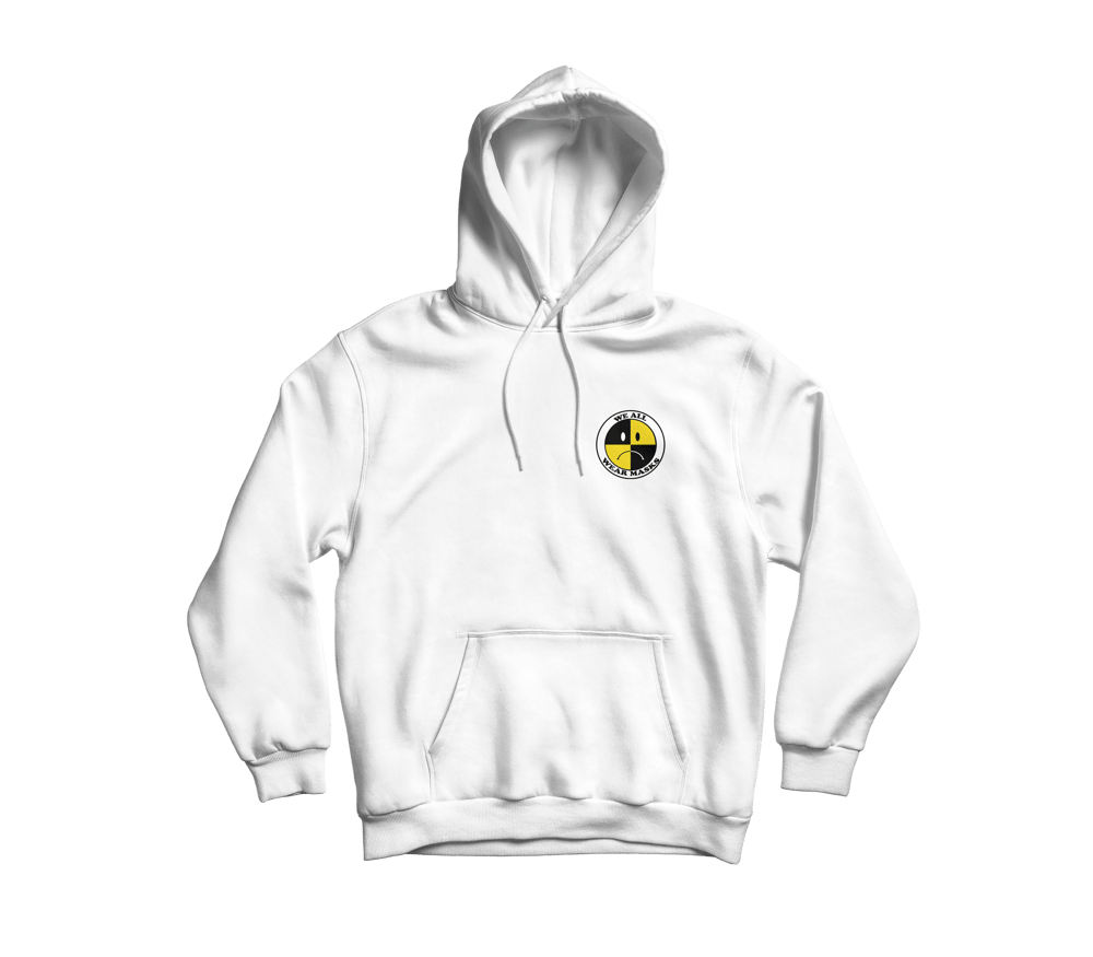 Image of WE ALL WEAR MASKS HOODIE