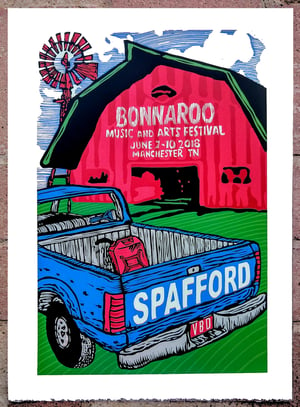 Spafford Bonnaroo Print June 7-10 2018