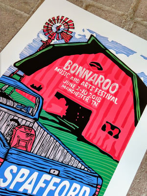 Spafford Bonnaroo Print June 7-10 2018