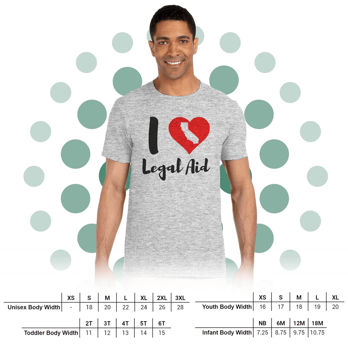 I Legal Aid- Large Print Tee | Shirt Fundraiser Benefiting Legal Aid ...