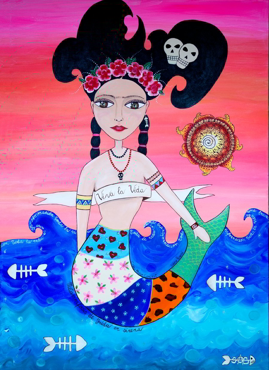 Image of Metamorfosis de Frida en Sirena