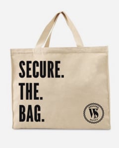 Image of *NEW* “Secure The Bag” Jumbo Tote Bag