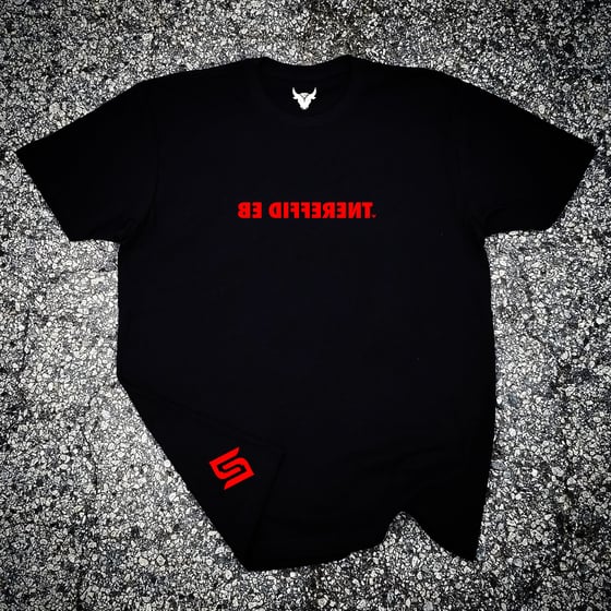 Image of "Be Different" Tee (Blk/Red)