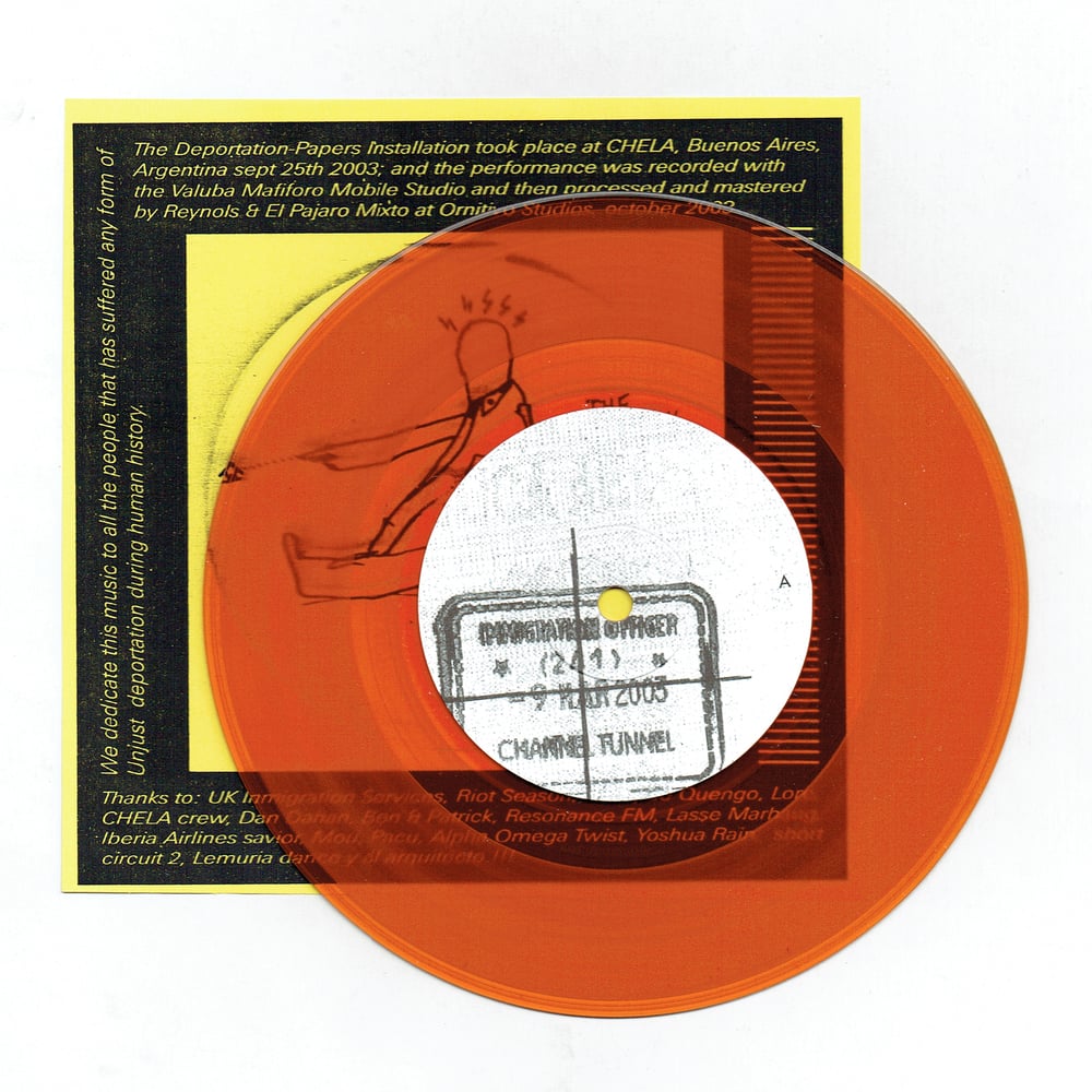 REYNOLS 'Deportation Symphony' Orange Vinyl 7"