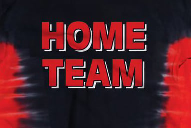 Image of HOME TEAM Red & Black