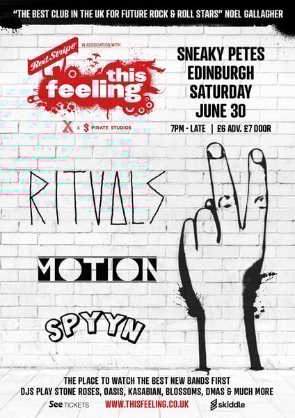 Image of Rituals @ Sneaky Pete's 30th June (This Feeling) Tickets