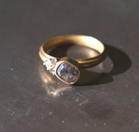 Image 5 of Rose cut and brilliant diamonds in 18ct gold. Engagment ring, bold and contemporaty jewellery