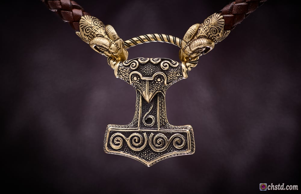 C.H.Studio — THOR'S HAMMER, MJOLNIR Skane Leather Necklace