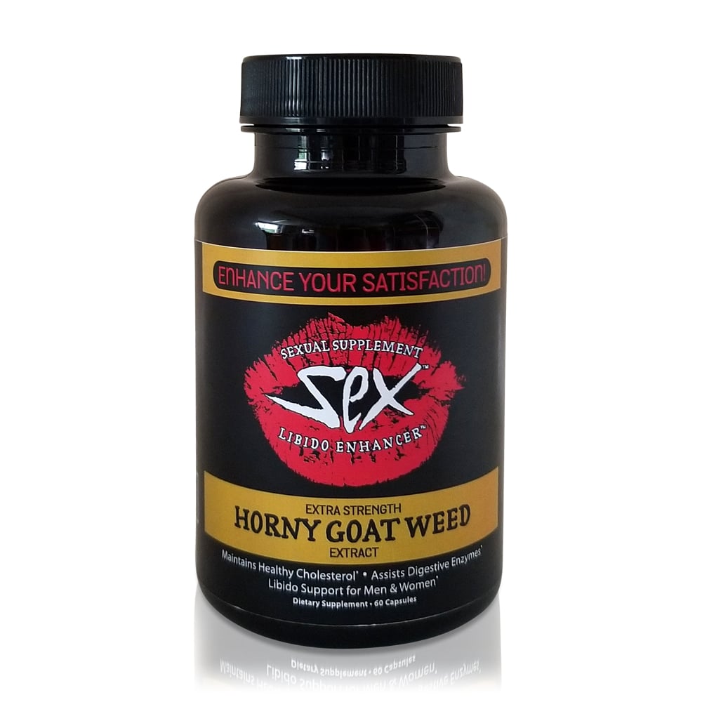 Extra Strength Horny Goat Weed Extract Supplement 60 Capsules Sex Chocolate 9966