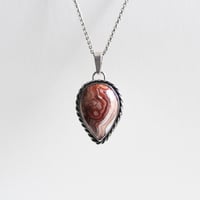 Laguna Lace Agate Sterling Silver Necklace