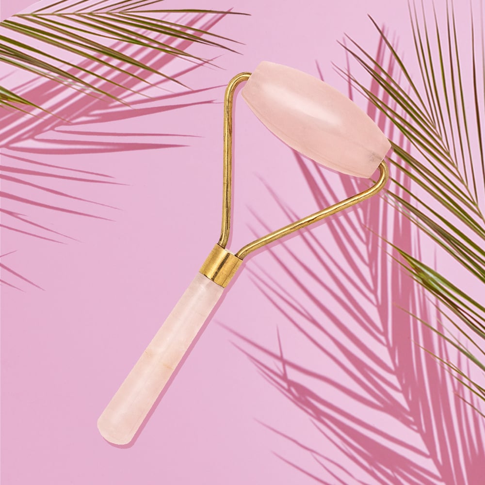 Image of Rose Quartz Face Massage Roller