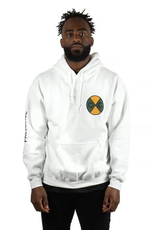 Image of Cross Colours - REALITY PULLOVER HOODIE - WHITE