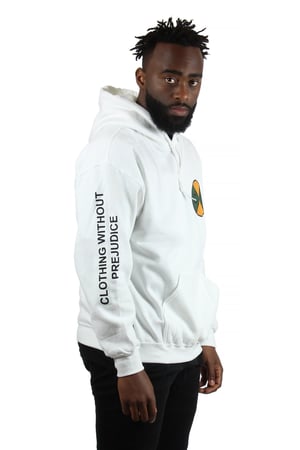 Image of Cross Colours - REALITY PULLOVER HOODIE - WHITE