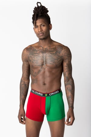 Image of Cross Colours - COLOR BLOCK BOXER BRIEF - RBG