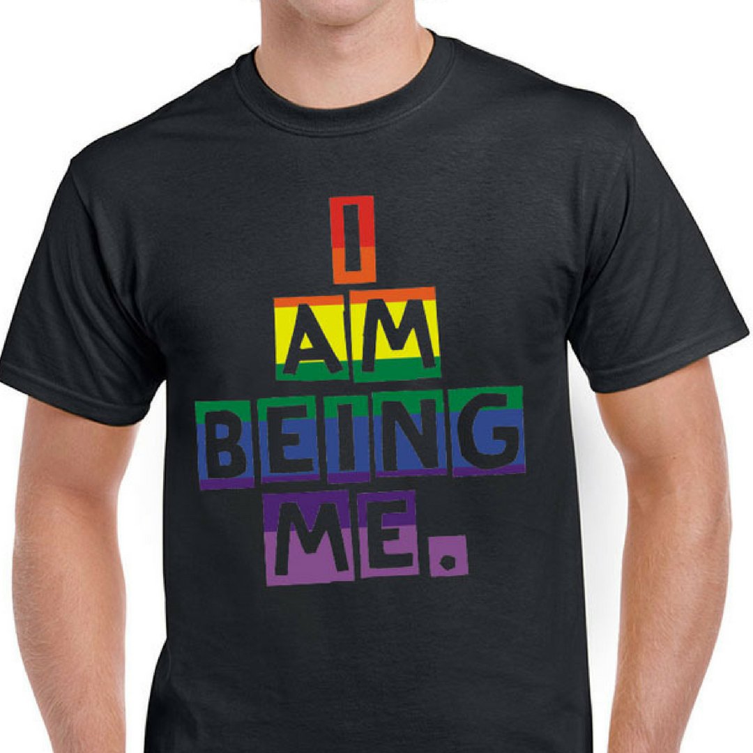 Image of PRIDE #IAmBeingMe Tee - Limited Edition