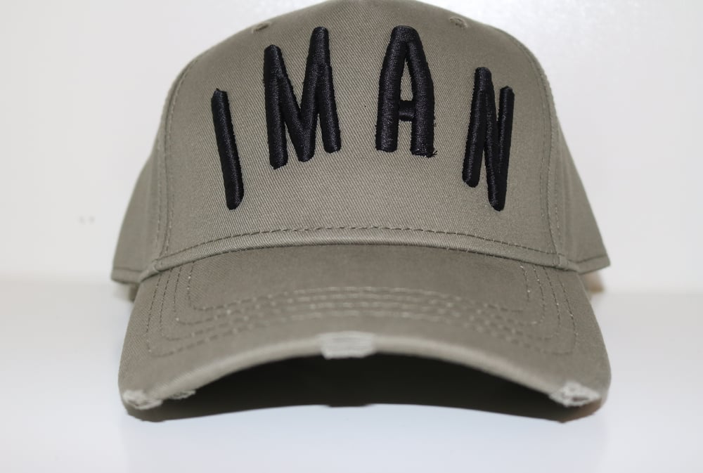 Image of Iman 'Faith' - Khaki Distressed Cap